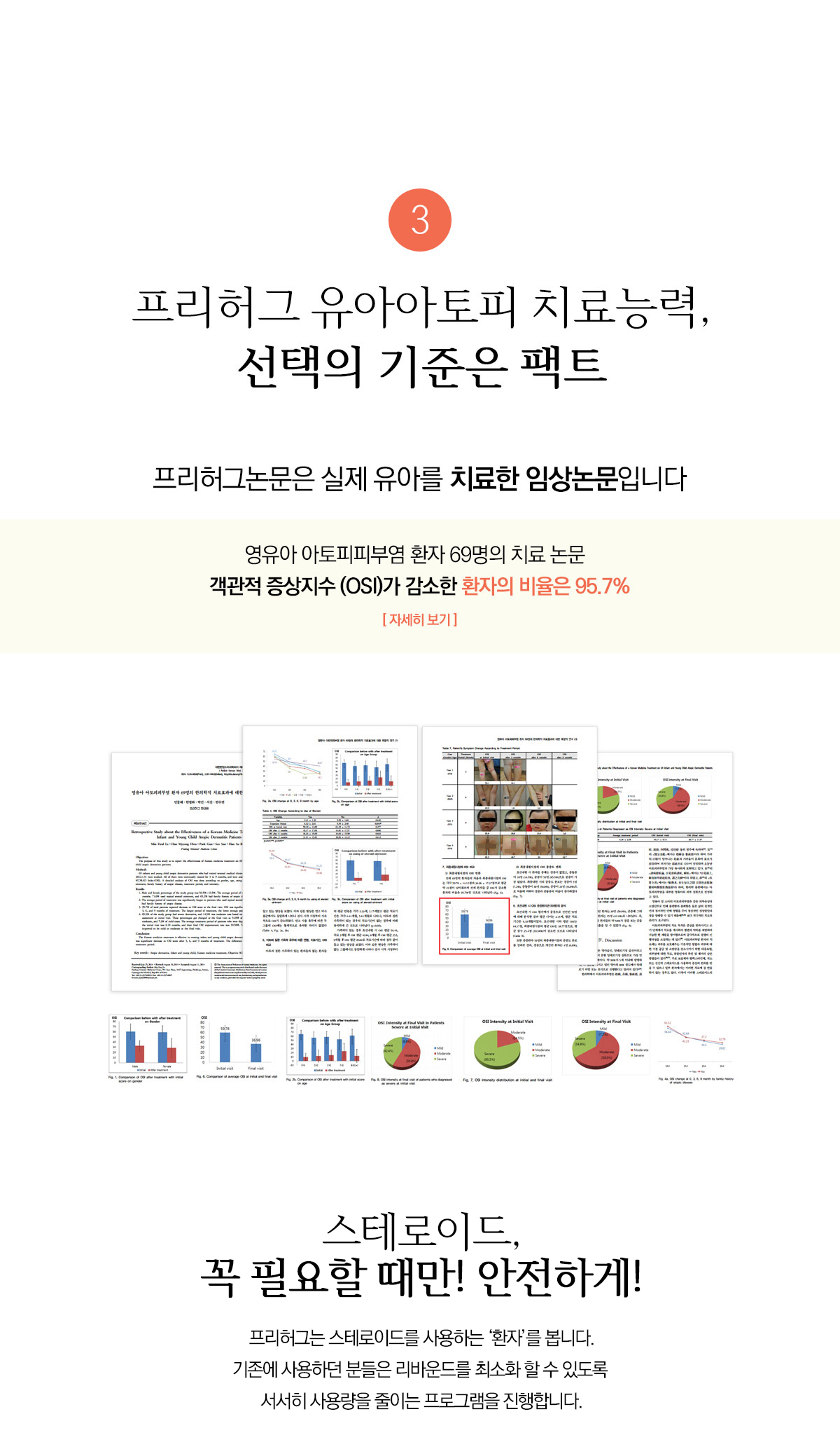 프리허그 유아아토피 치료능력, 선택의 기준은 팩트