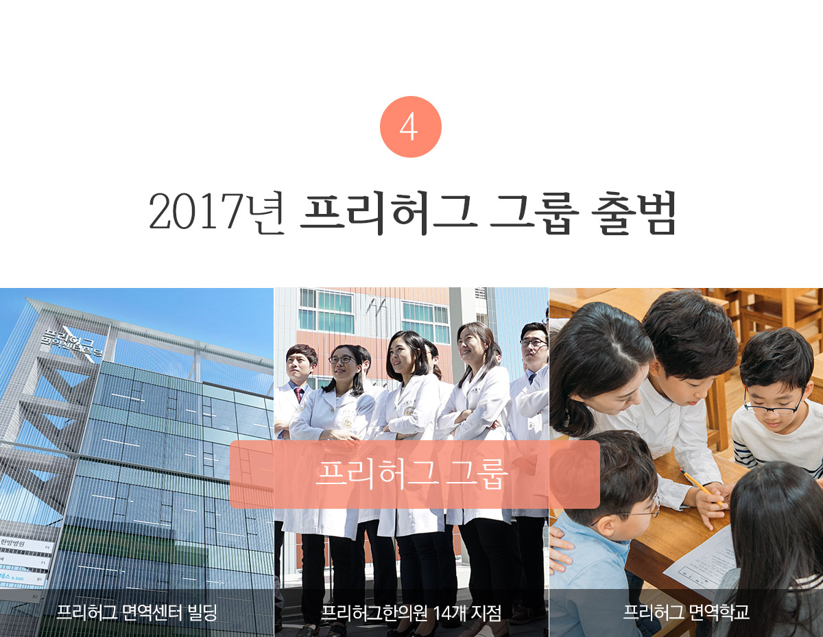 2017년 프리허그 그룹 출범