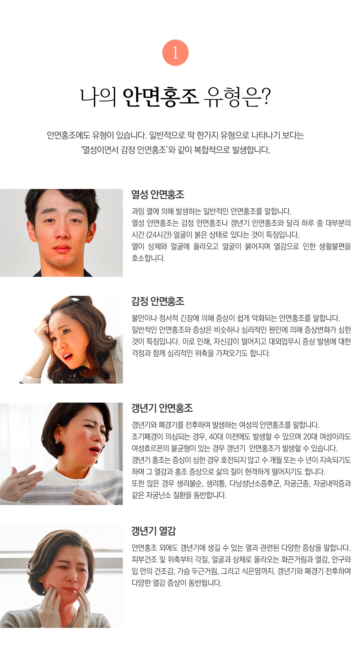 나의 안면홍조 유형은